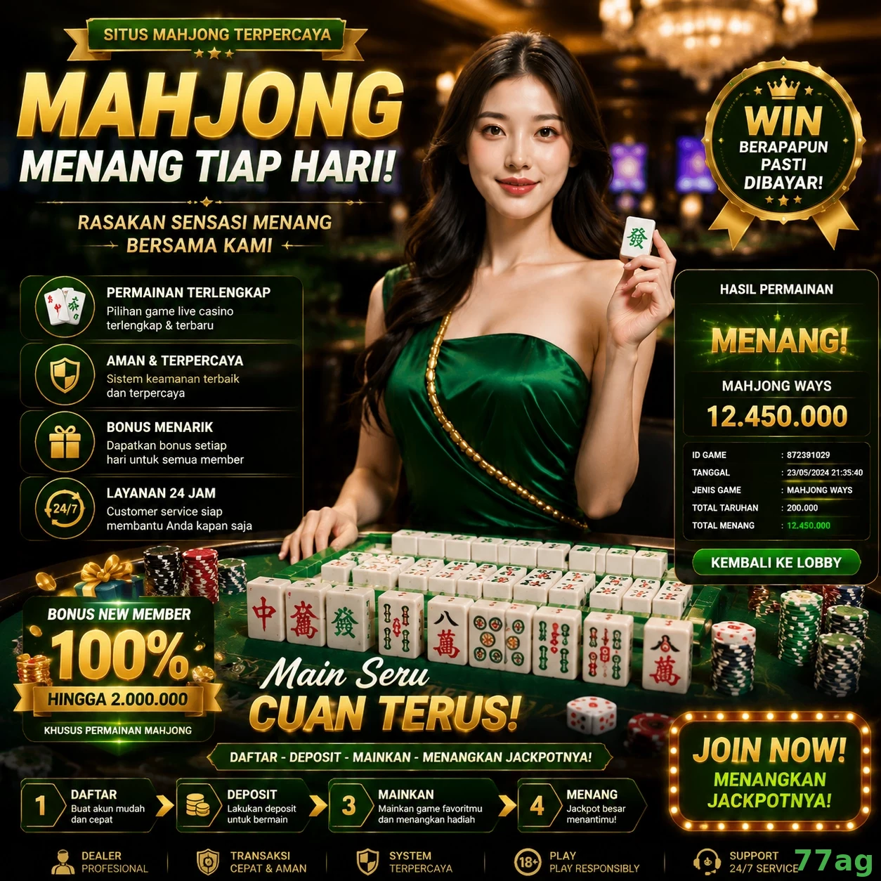 Cara Mendaftar dan Verifikasi Akun di 77ag